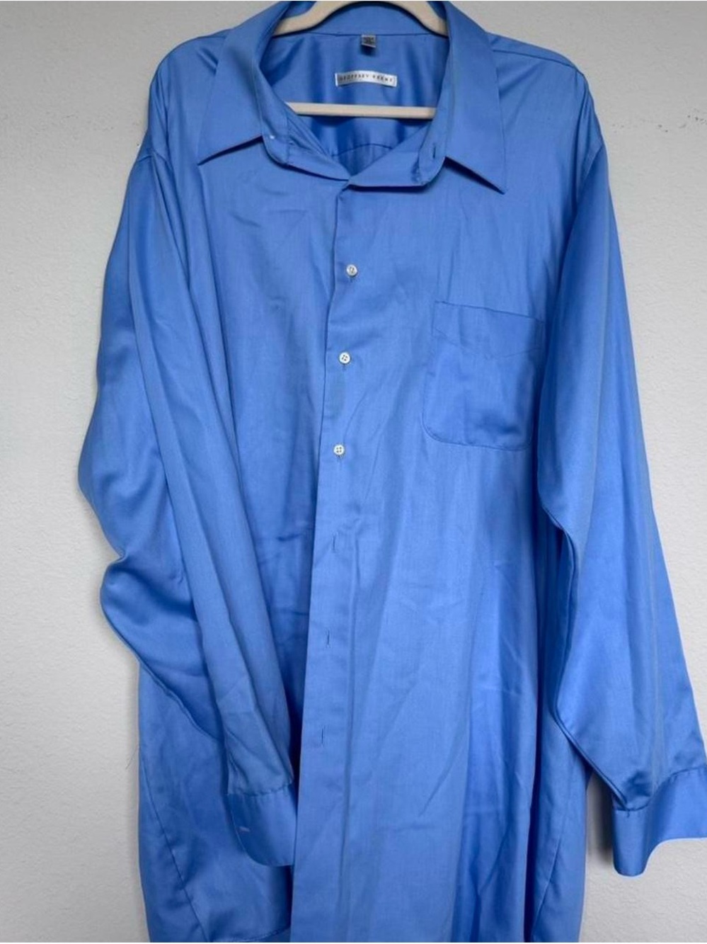 Geoffrey Beene Light Blue Dress Shirt 3XLT